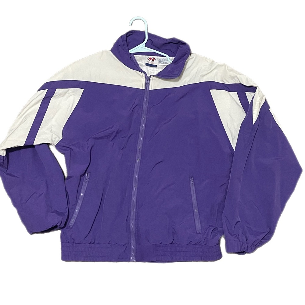Vintage A4 Unisex Lightweight Windbreaker Jacket